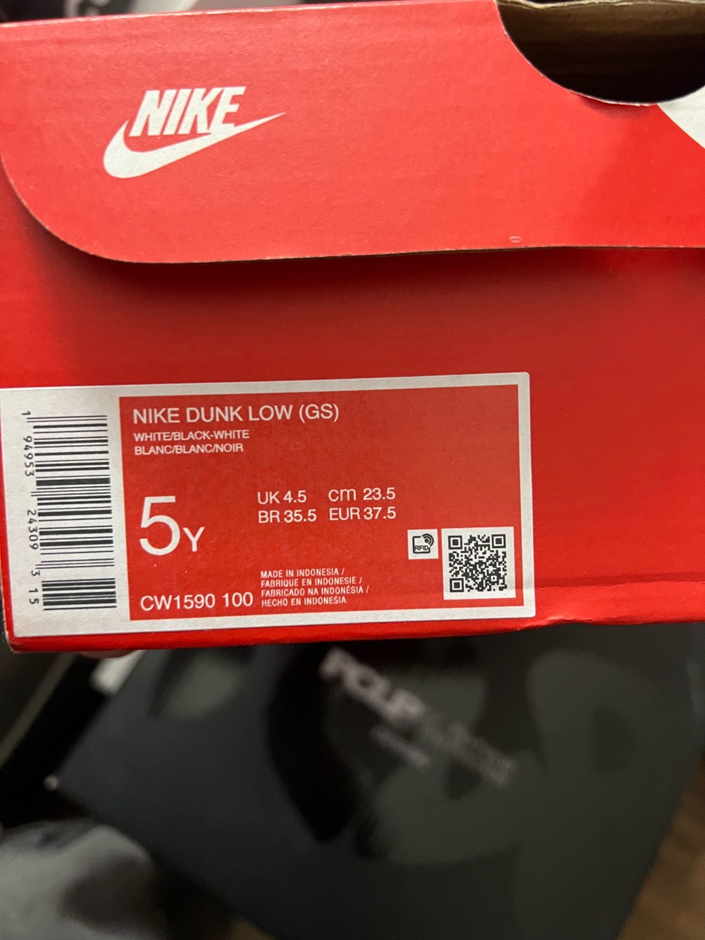 NIKE DUNK LOW (PANDA) (GS) - photo 2