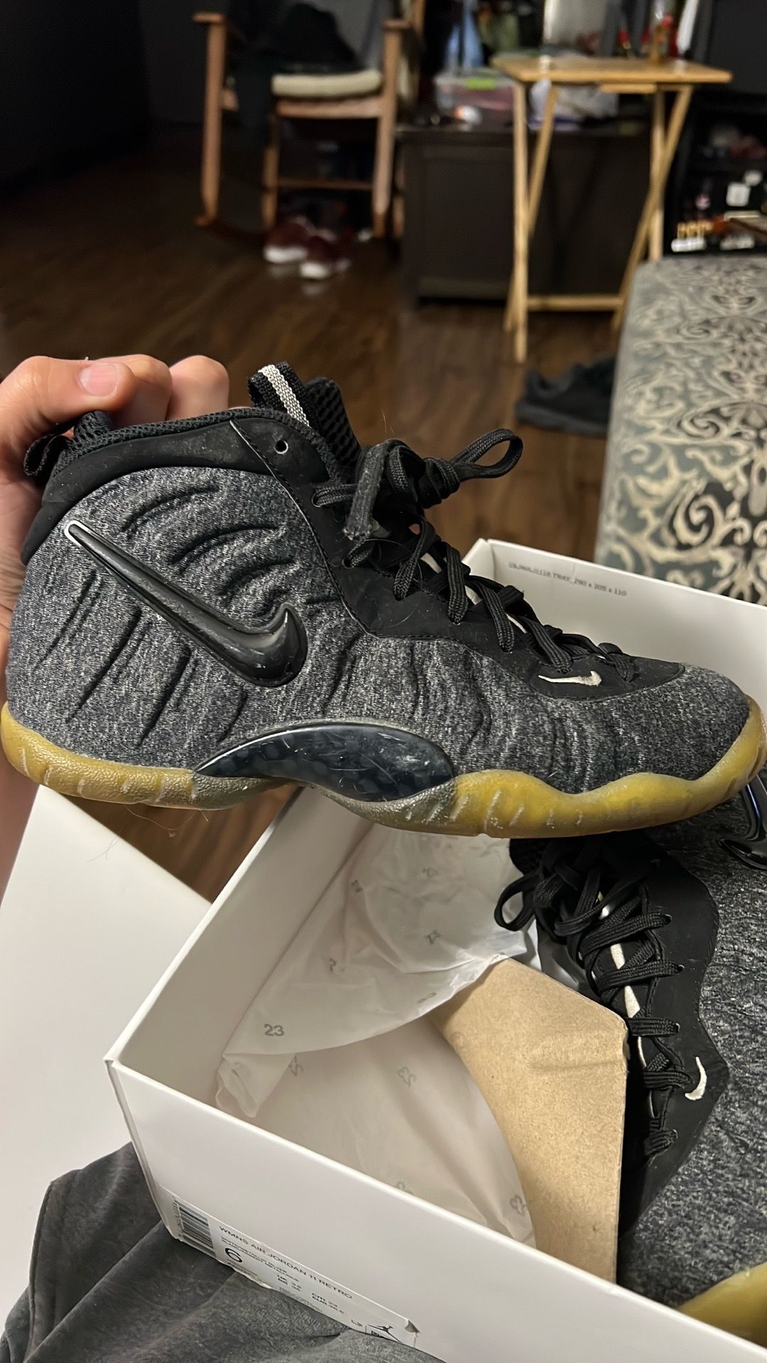 Nike Little Posite Pro "Wool Fleece" 5Y - photo 2