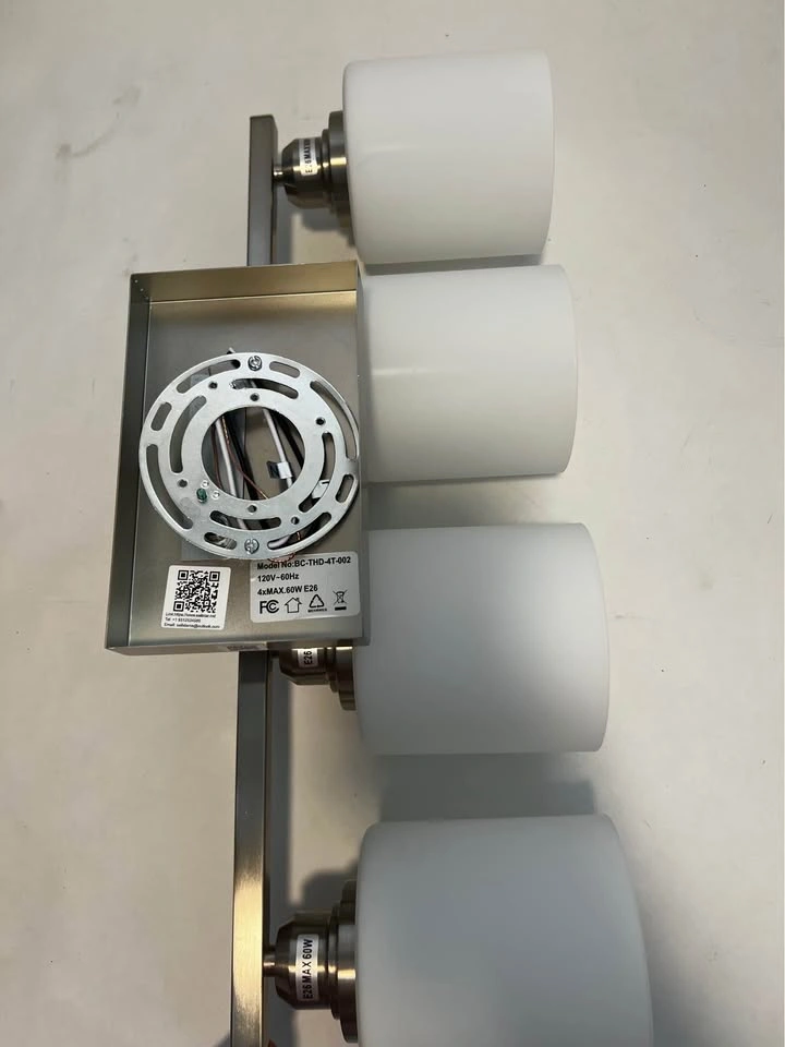 4 Light Vanity Fixture - White - photo 2