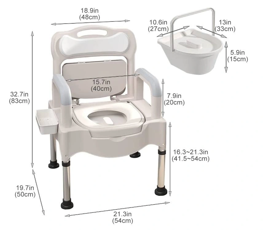 3 in 1 Commode Toilet - photo 2