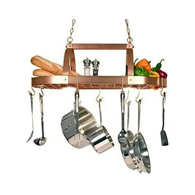 Light kitchen pot rack