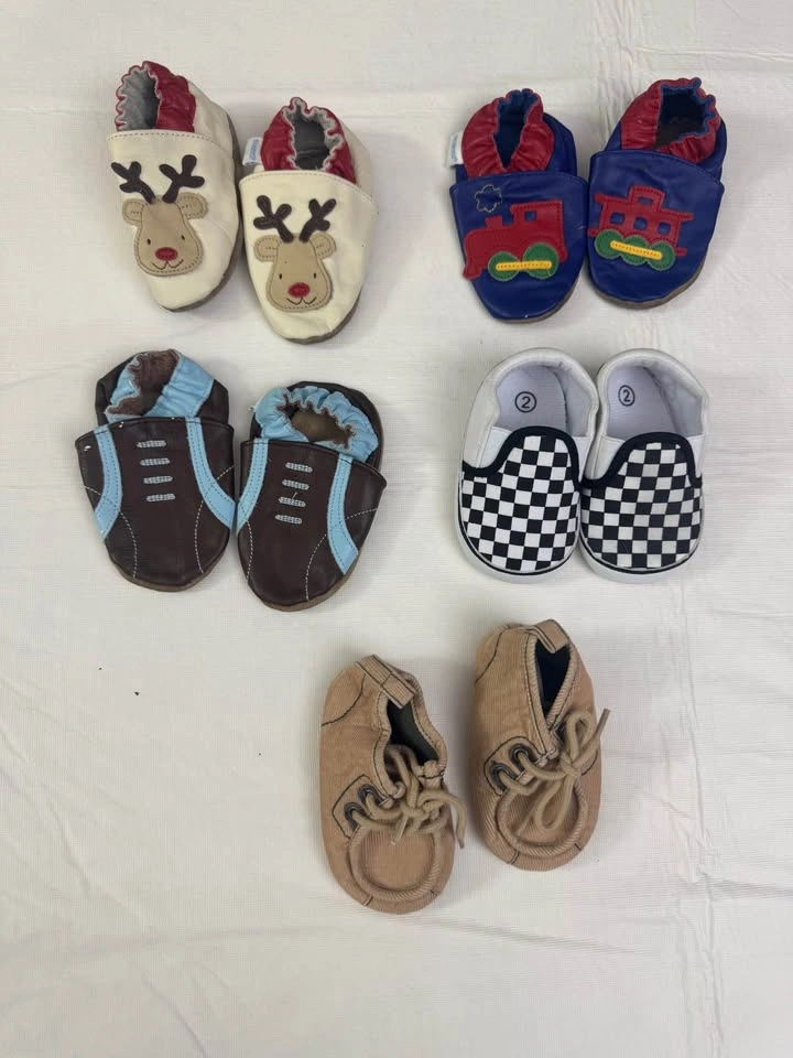 6m - 12m Boys Clothes 40 pcs + 5 pairs of Shoes (#16) - photo 3