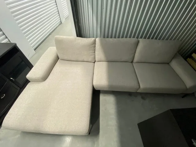 L-Shape Grey Sofa - photo 2