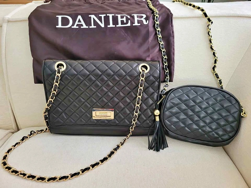 Black Leather Handbag