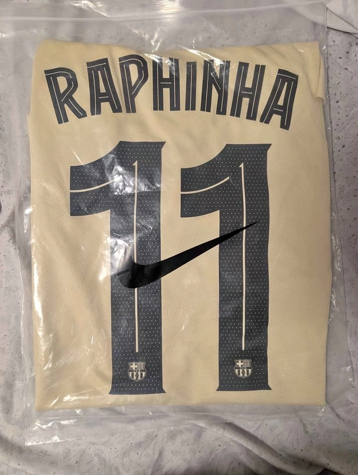 RAPHINHA BARCA AWAY JERSEY