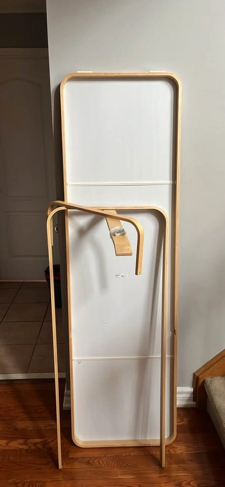 IKEA IKORNNES mirror wood frame with stand - photo 3