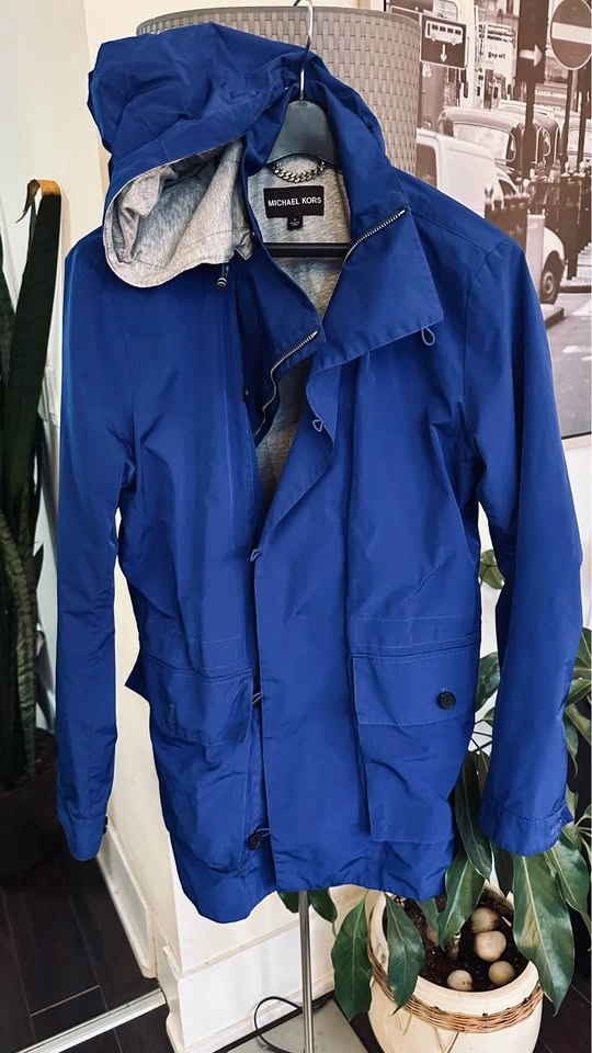 Michael Kors Men’s Hooded Field Jacket - Blue - M - Downtown Tor - photo 2