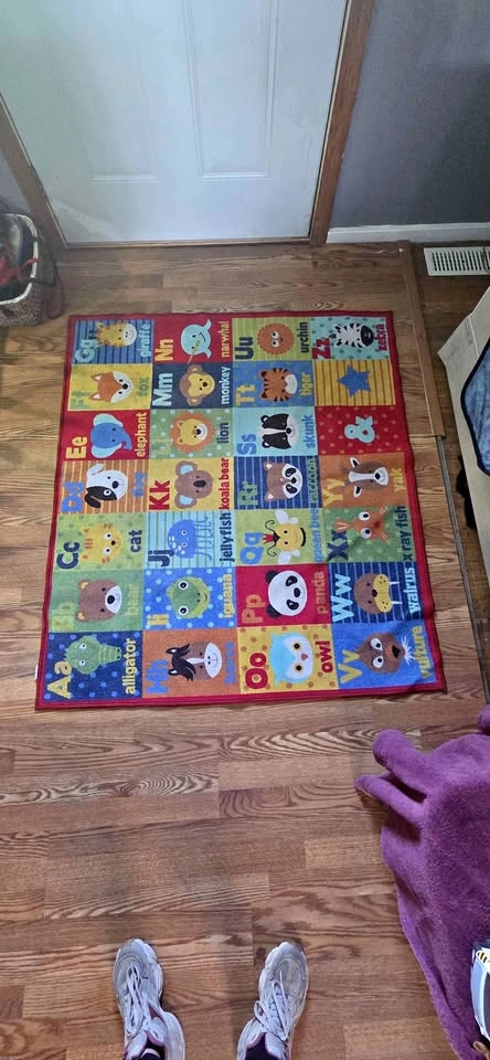 Kids Alphabet & Animal Learning Rug