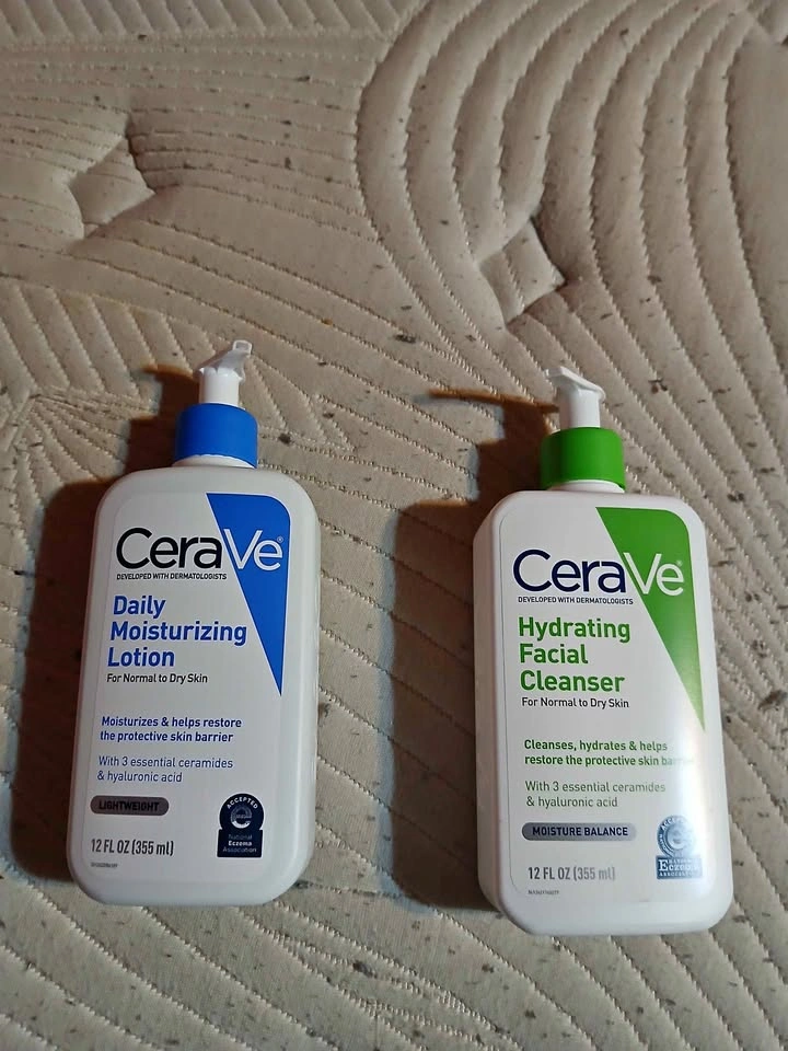 Cerave Hydrating Facial Cleanser & Moisturizer