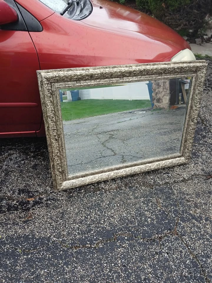 Kirkland's Ornate Gold Silver Wall Mirror 30x40 Baroque - photo 2