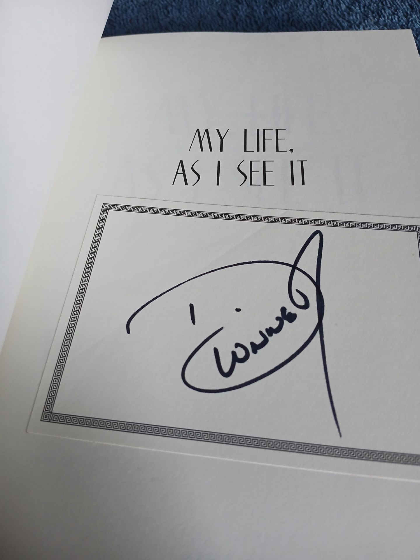 Signed Dionne Warwick My Life, as I See It (Paperback) - photo 3
