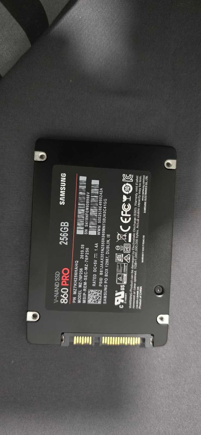 Samsung 860 Pro 256GB 2.5" SATA3 SSD MZ-76P256 - photo 3