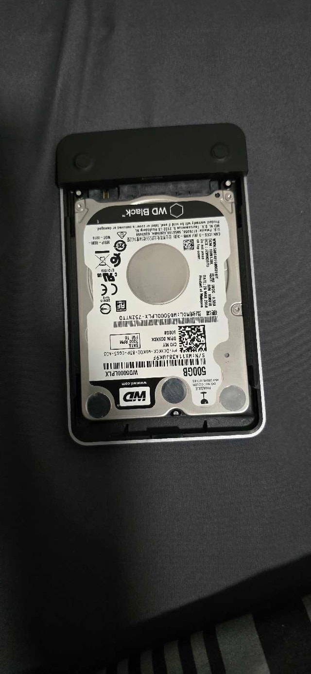 WD Black 500GB 2.5" SATA Hard Drive (WD5000LPLX) - photo 5