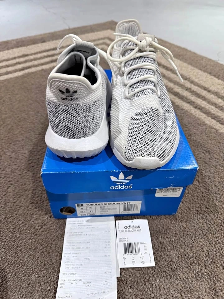 Adidas Tubular Shadow Knit - Size 8 Men’s