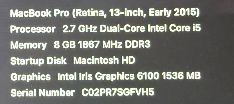 2015 MacBook Pro 13” Retina Display - photo 5