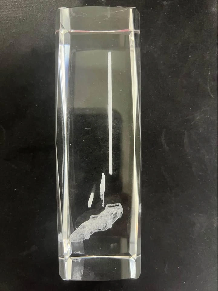 Dale Earnhardt Etched Glass Block - NASCAR - photo 4