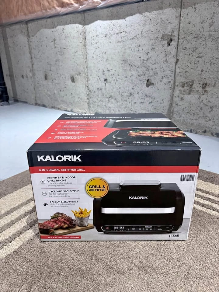 8-in-1 Kalorik Digital Air Fryer Grill
