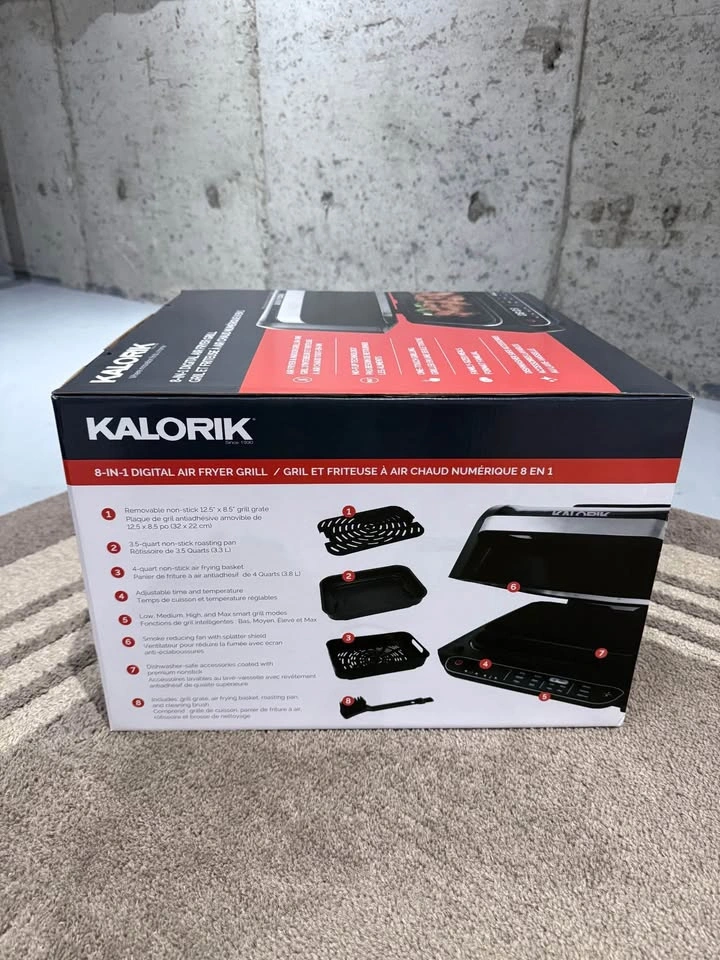 8-in-1 Kalorik Digital Air Fryer Grill - photo 2