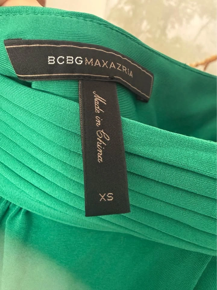 Emerald Green Party BCBG Dress - photo 3