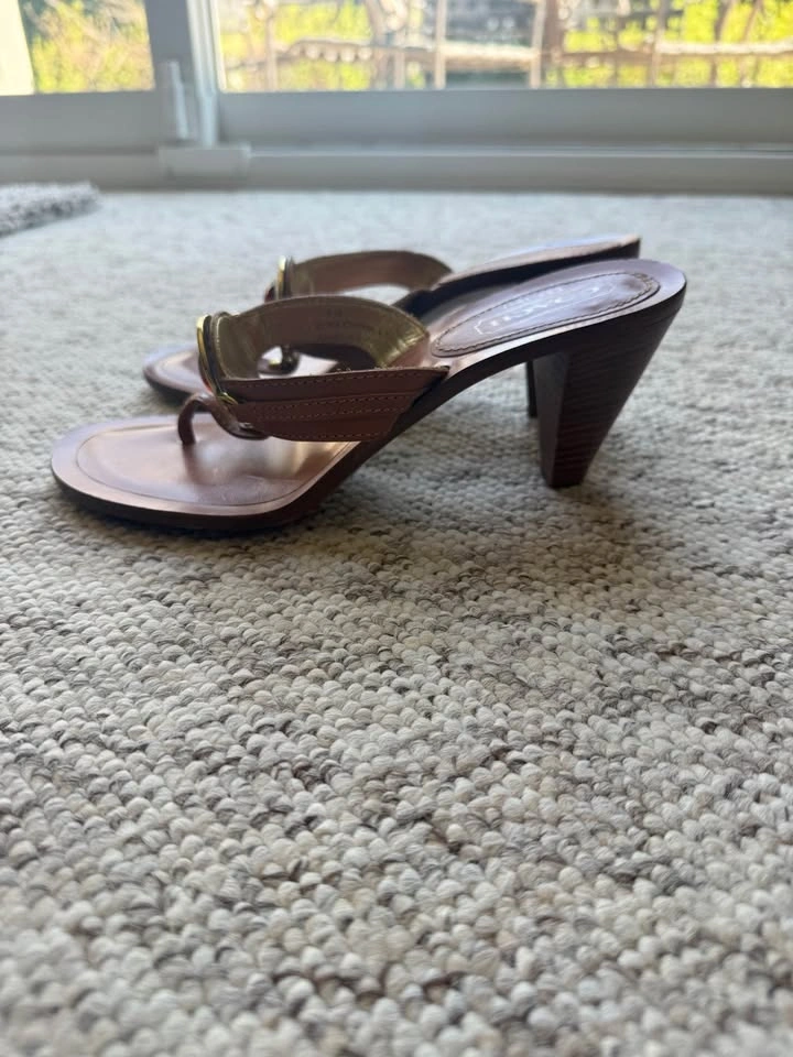Coach Cognac Sandals - photo 4