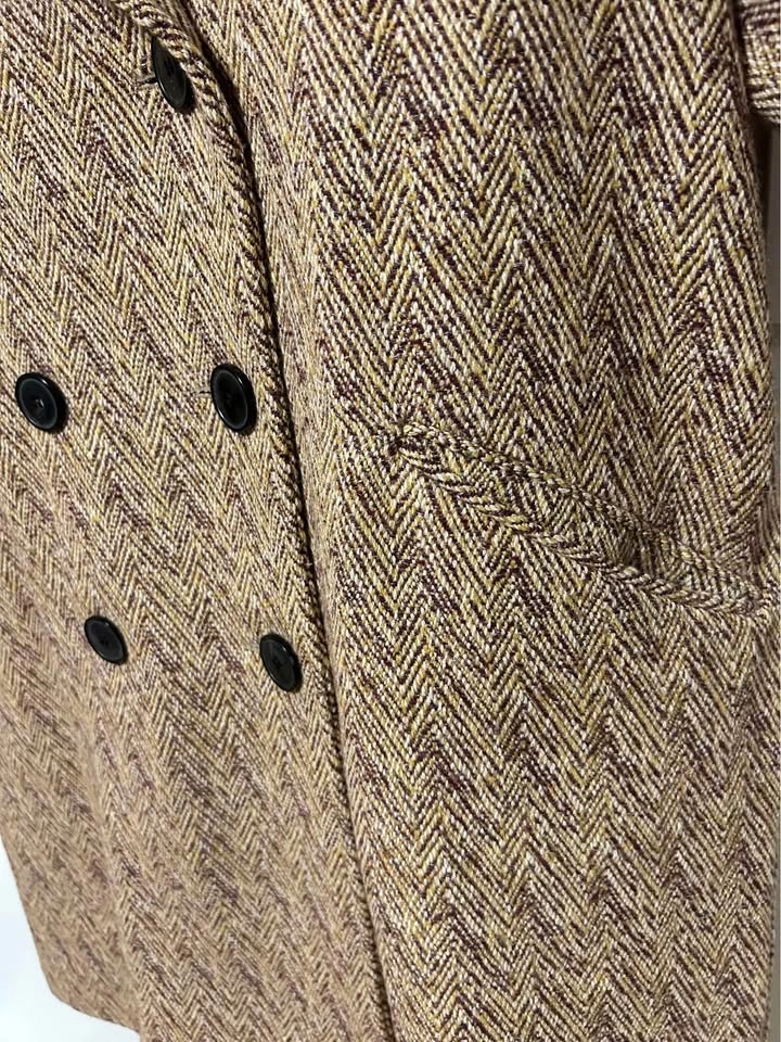 ISABEL MARANT ÉTOILE Cilika Herringbone Wool Coat M - photo 3