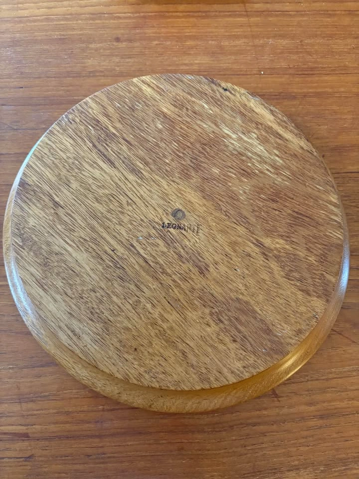 MCM Legnarte Italy Hand-Carved Wood Appetizer Tray / Bowl - photo 5