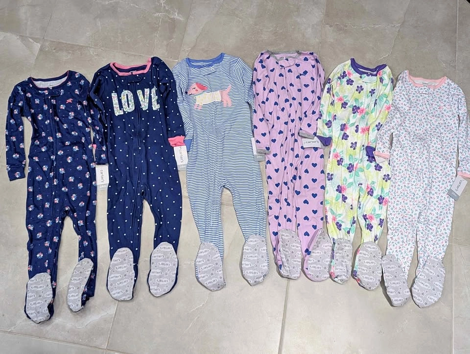 Carter's Footed Pajamas Bundle - 6 Pieces - Size 24M