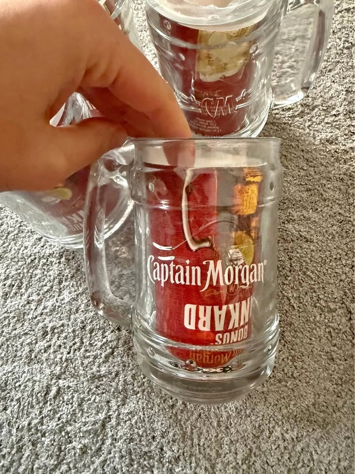 Brand New Captain Morgan Mugs (Set of 4)