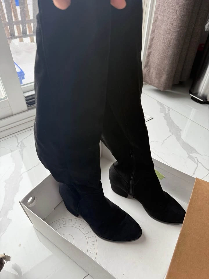 Size 8 Call it Spring Black Heel Knee High Boots - photo 2