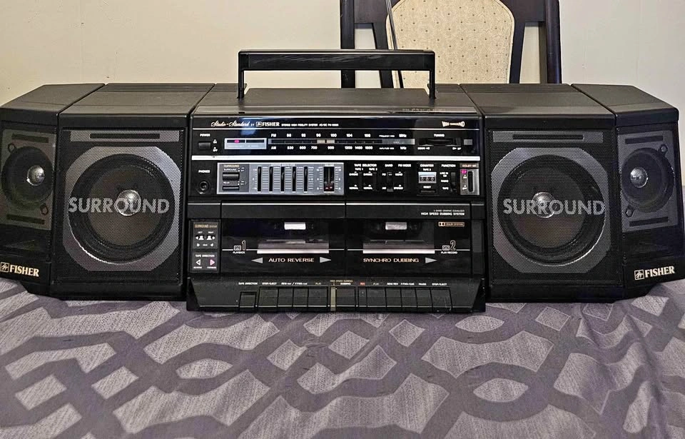 Vintage Fisher PH-W805 Stereo Ghetto Blaster Boombox - Radio Wor