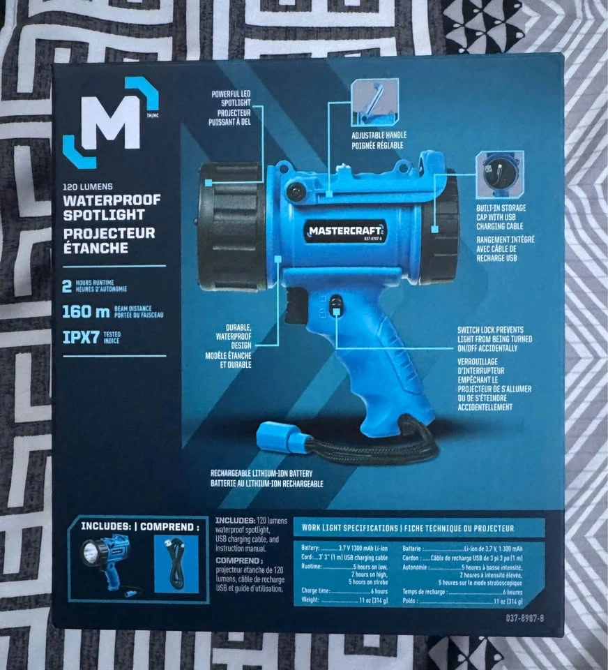 MASTERCRAFT. Waterproof Spotlight - photo 2