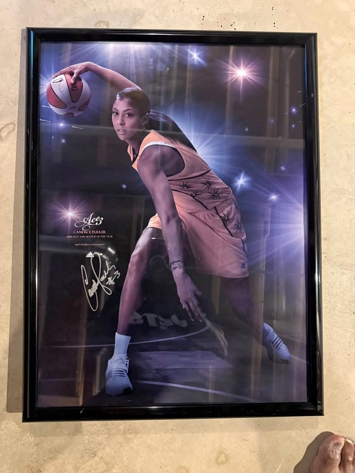 Signed Candace Parker Poster
