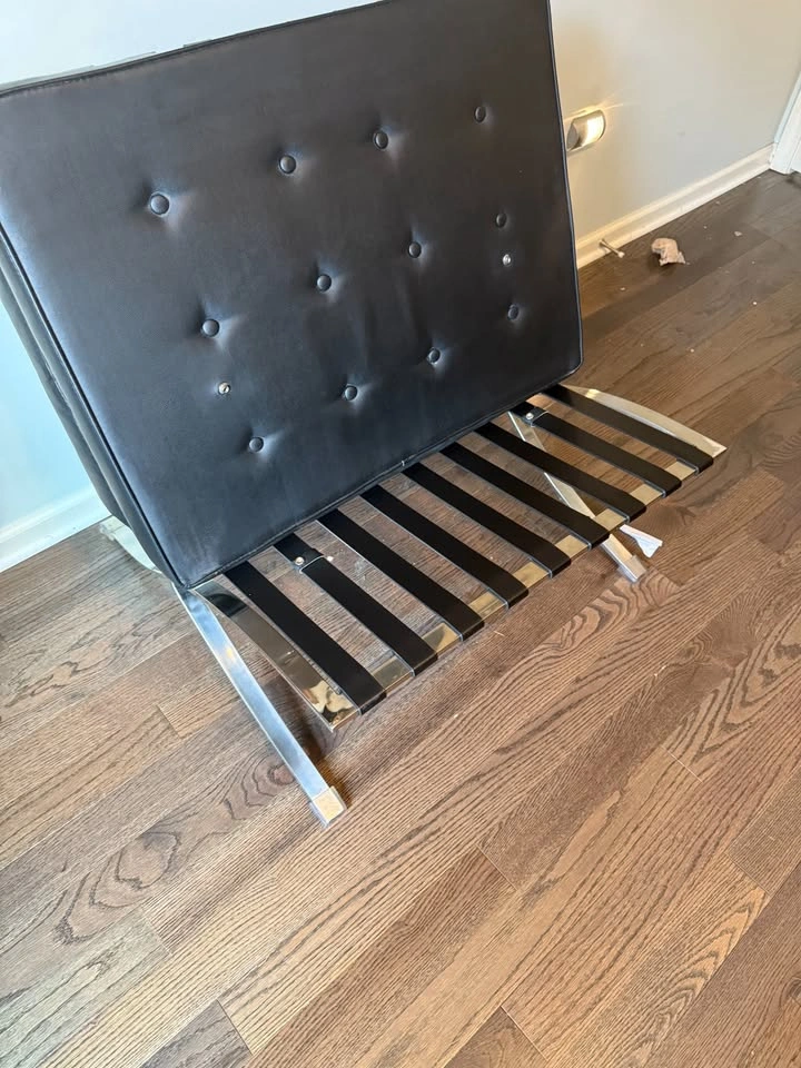 Alexuis Faux Leather Slipper Chair by Wade Login - photo 3