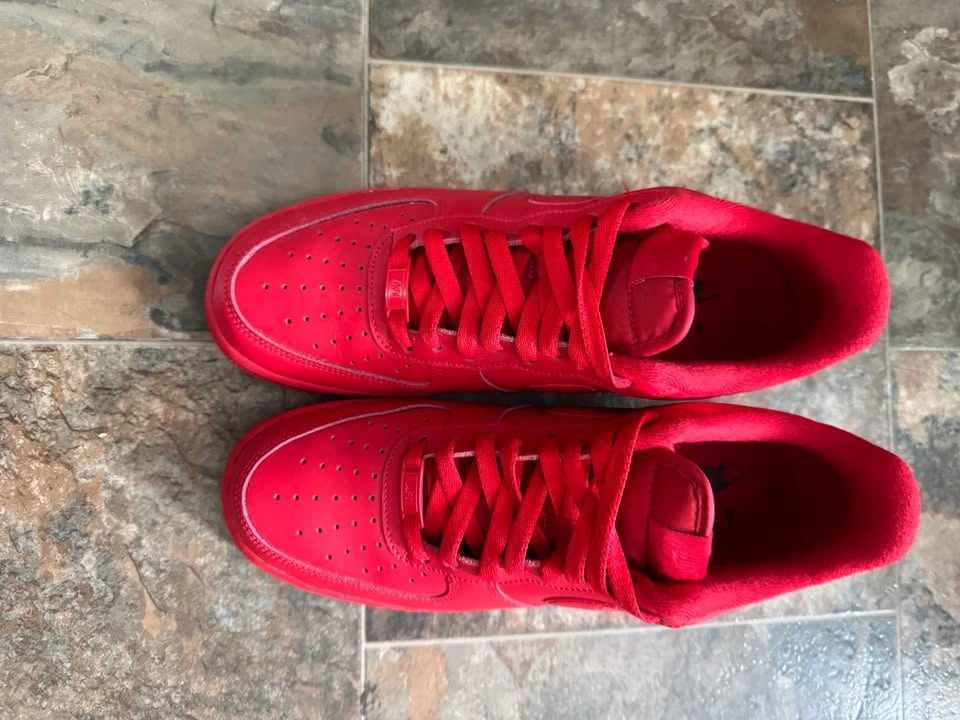 Triple Red Airforce 1 Lows - photo 2