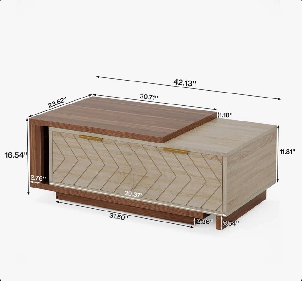 Brand New Modern Nesting Extendable Coffee Table - photo 3