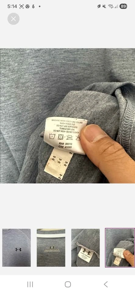 Men's Under Armour Long Sleeve Performance HeatGear TEE - Small - photo 5