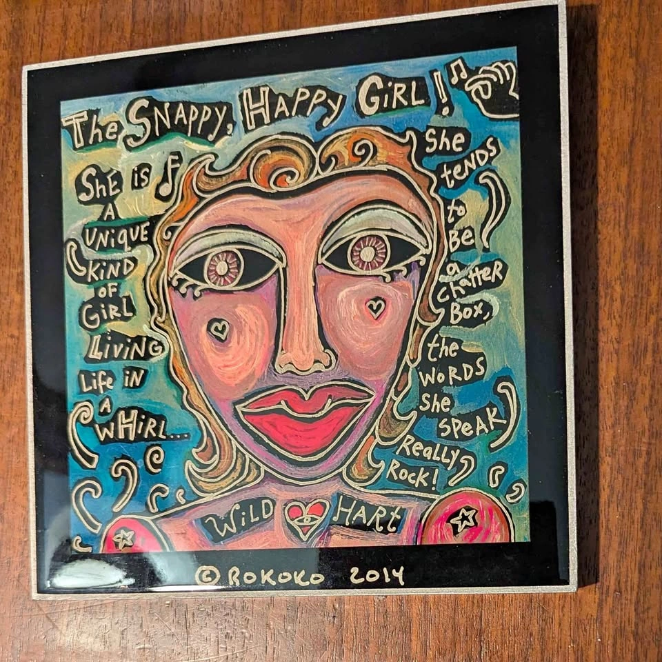 Original Art - 7 x 7 inch square