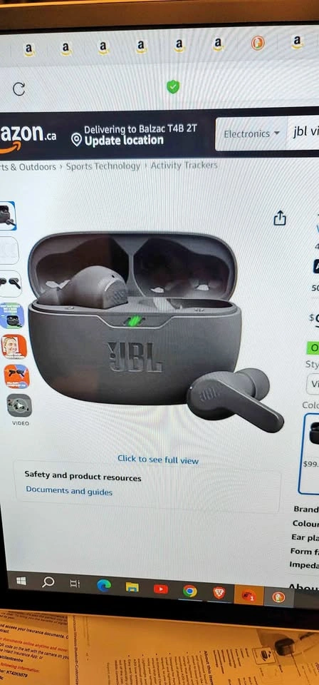 New JBL Vibe Beam Earbuds