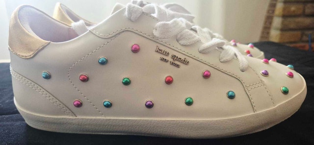 Kate Spade Ace Gem Leather Sneakers - Women's Size 9.5 - photo 2