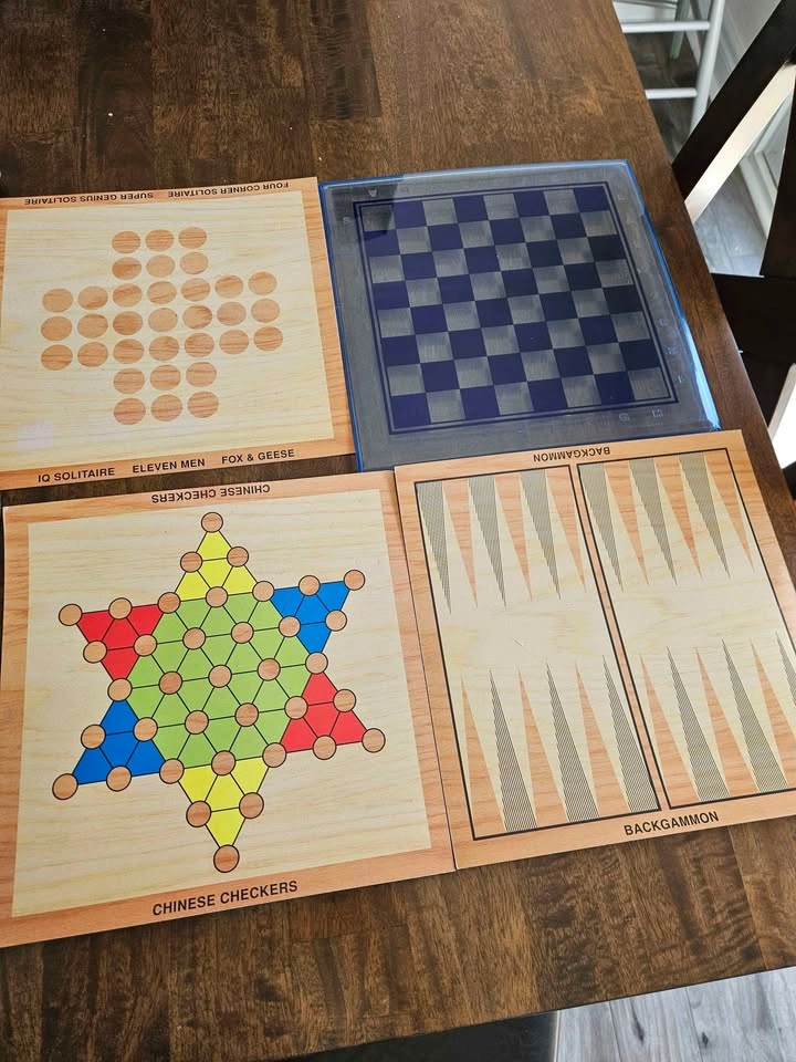 7-in-1 Crystal Cutting Game Set - Chess, Checkers, Backgammon & - photo 2