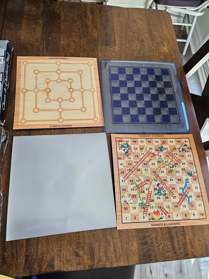 7-in-1 Crystal Cutting Game Set - Chess, Checkers, Backgammon & - photo 3