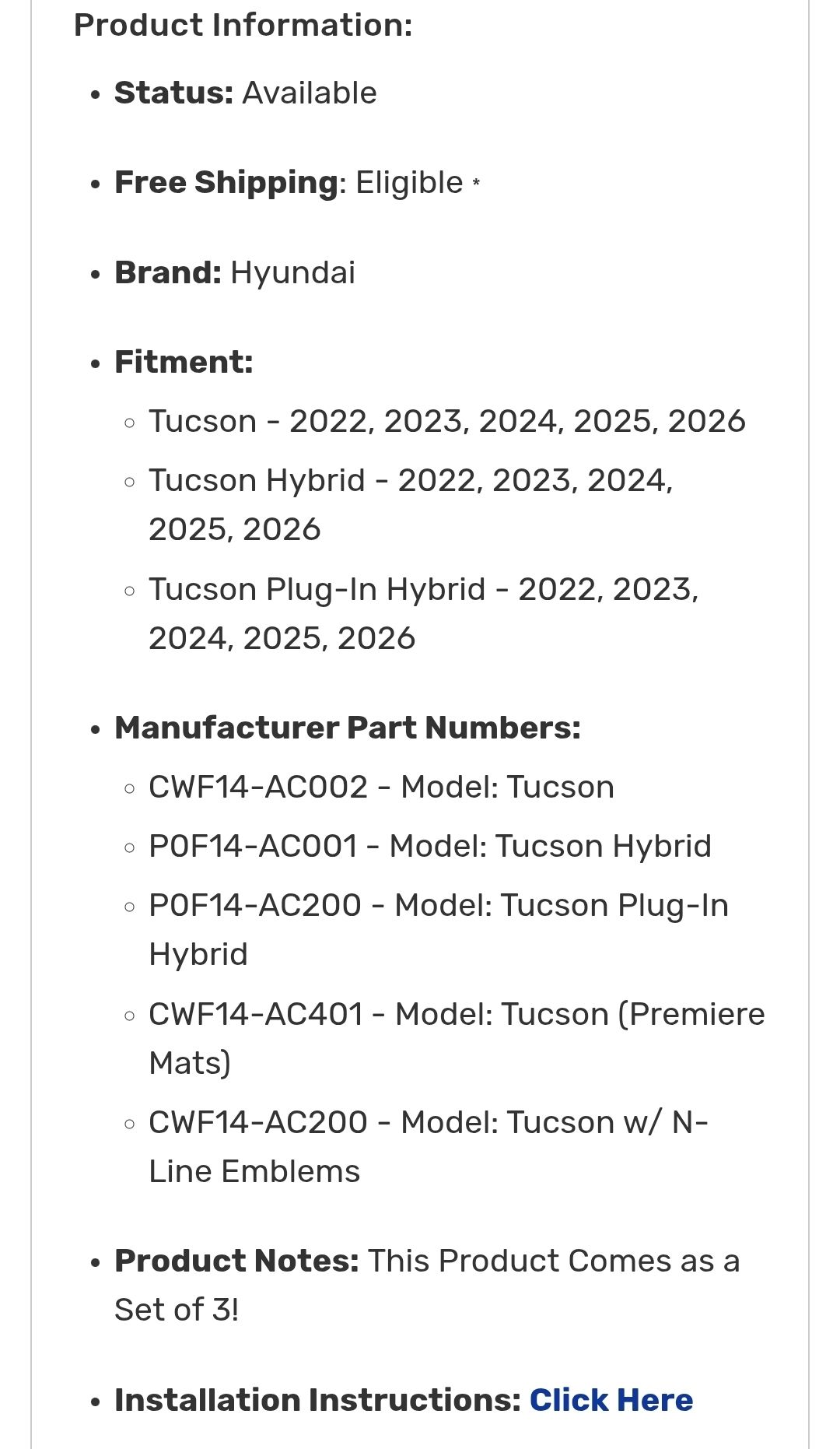 Hyundai Tucson Rug Bundle and accessories - photo 4
