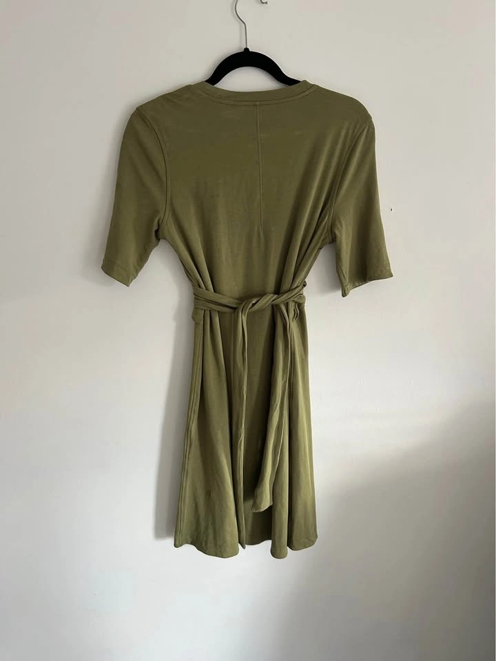 Lululemon Cotton Wrap-Front T-Shirt Dress - photo 4