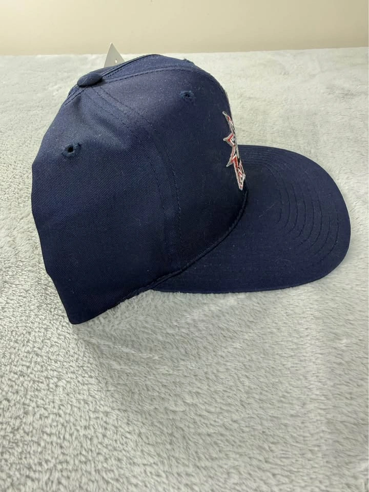 Vintage American Needle 90s New York Rangers Blue Snapback Hat N - photo 4