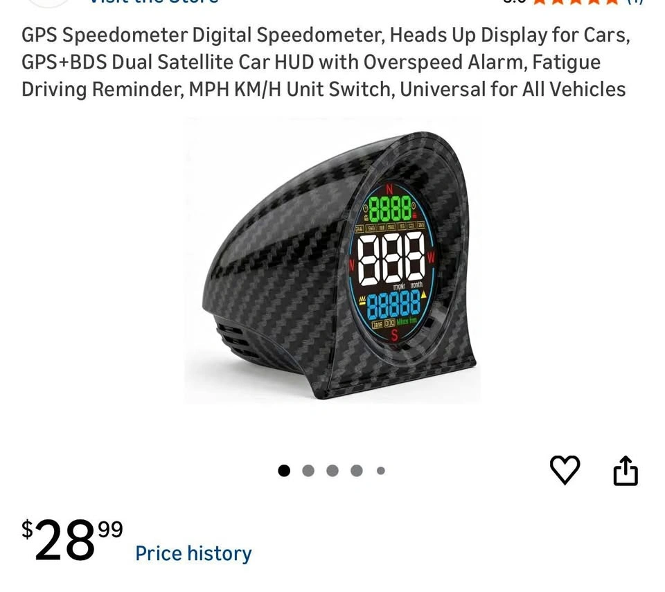 (New) GPS Speedometer (Car)