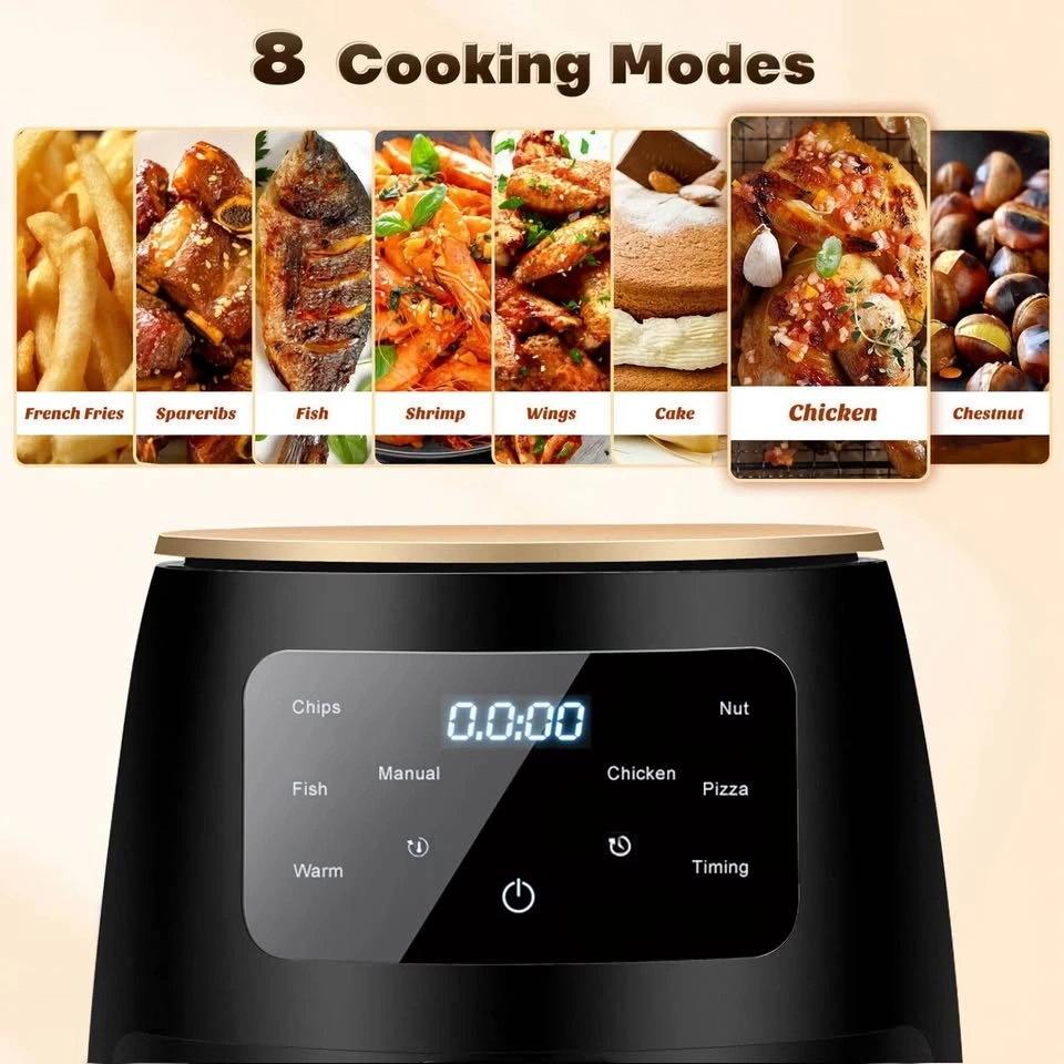 (New)6L Air Fryer, 2400W XL Digital Air Fryer with Touch Screen - photo 5