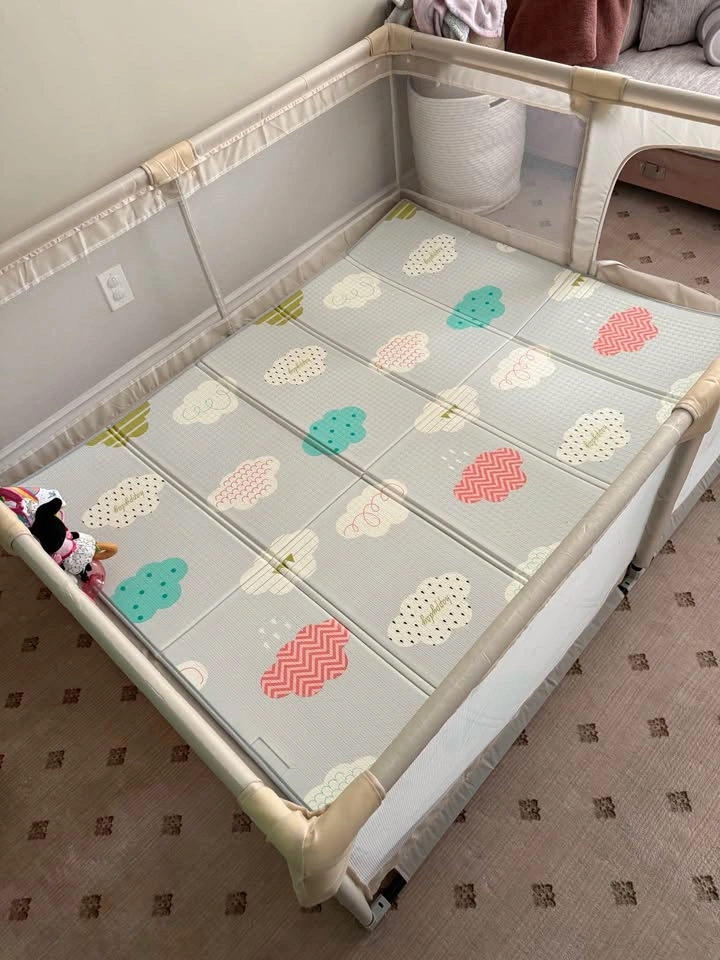 Baby Playpen with Mat – Like New - photo 2