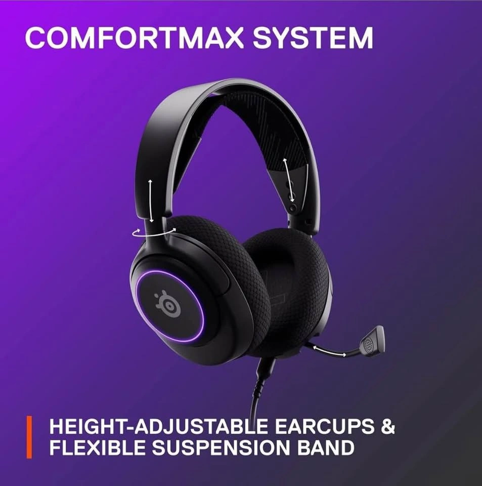 SteelSeries Arctis Nova 3 Gaming Headset – Like New - photo 2