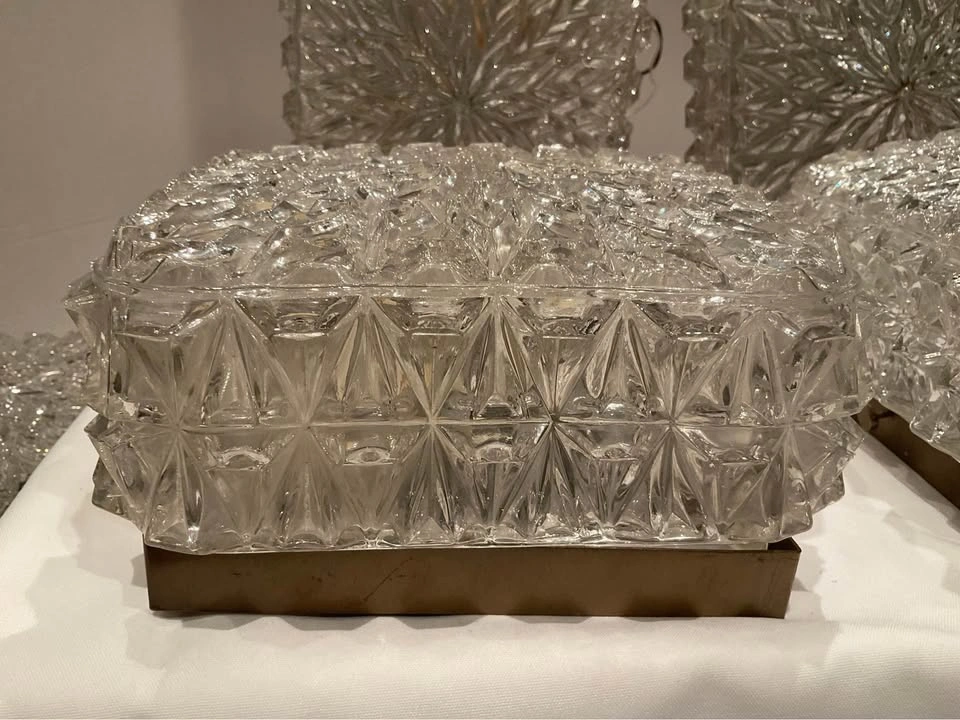 Vintage Limburg MCM Bubble Glass Light Fixture (1960s) - photo 2