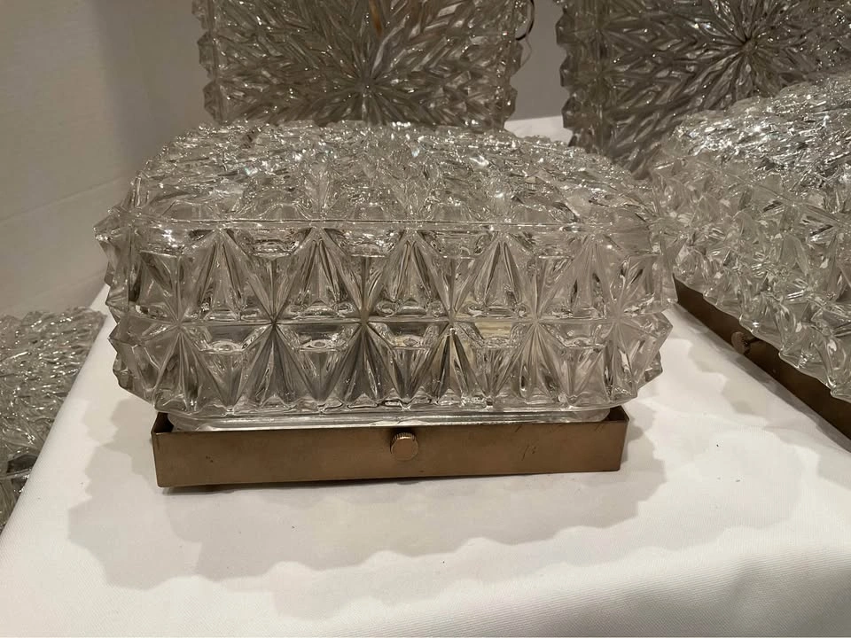 Vintage Limburg MCM Bubble Glass Light Fixture (1960s) - photo 3